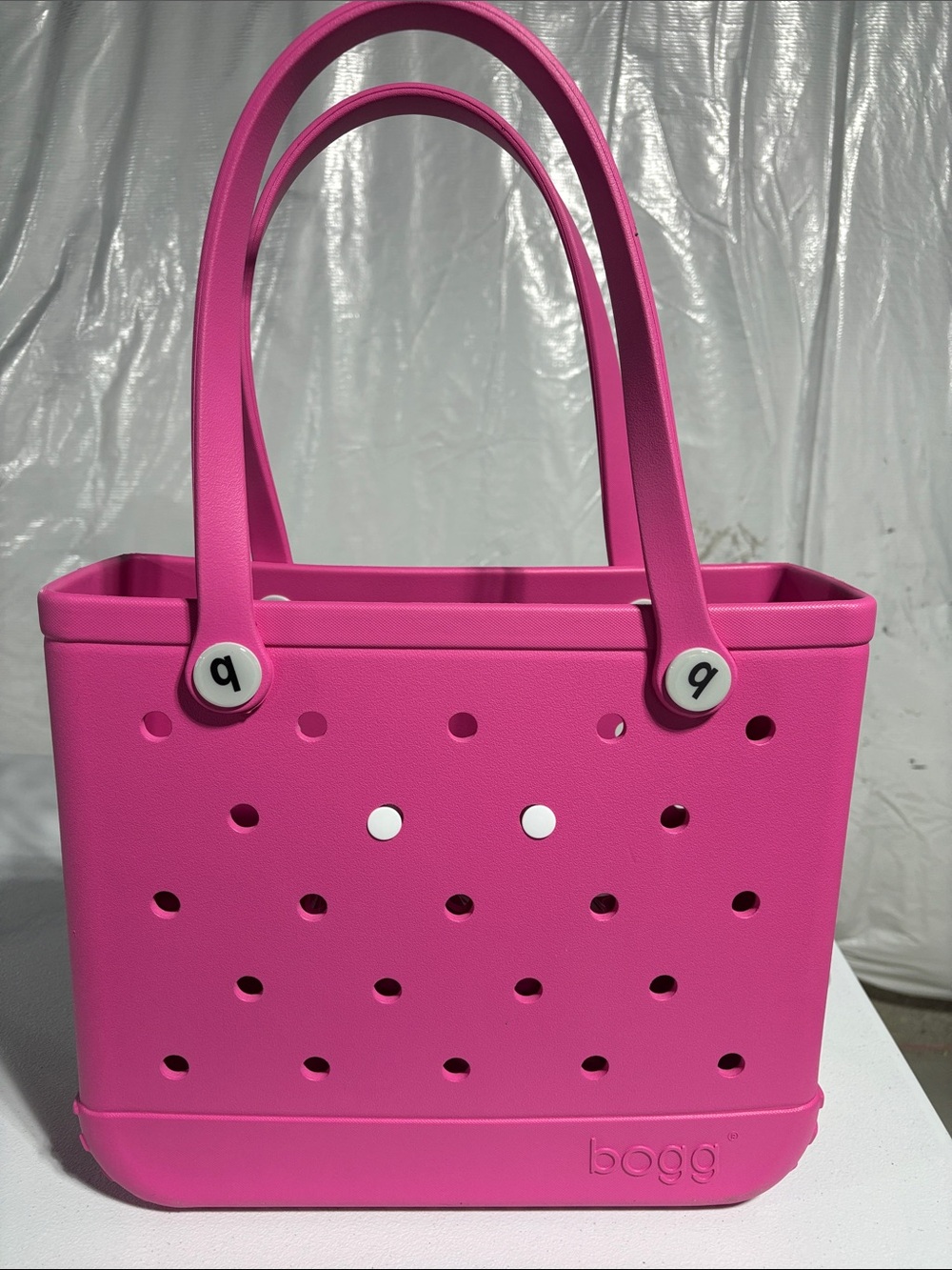 BOGG BAG Hot Pink Tote with Double Handles